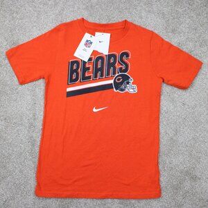 Nike‎ Chicago Bears Shirt NWT Youth Medium (10-12) Orange NFL Team Apparel S/S